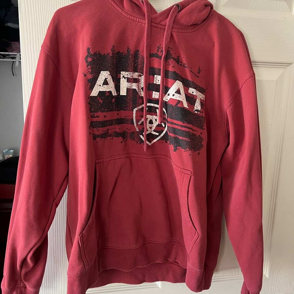 Ariat Men's Deep Red Sweatshirt